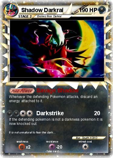 Pokemon Shadow Darkrai