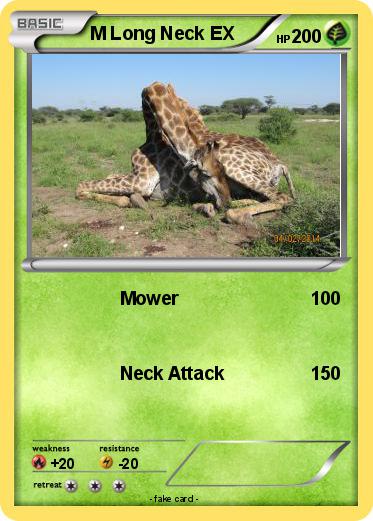 Pokemon M Long Neck EX