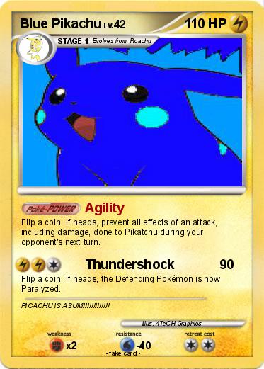 Pokemon Blue Pikachu