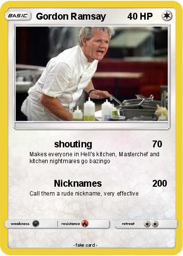 Pokemon Gordon Ramsay