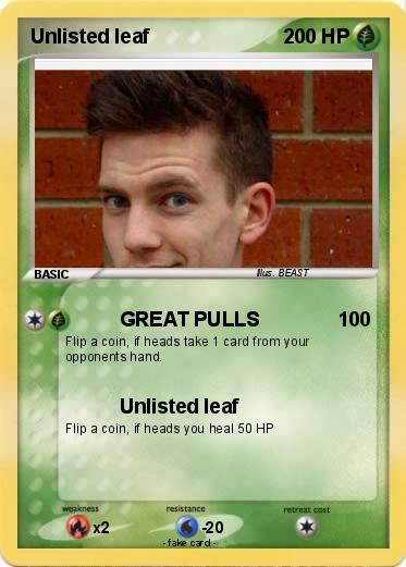 Pokemon Unlisted leaf