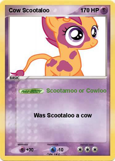 Pokemon Cow Scootaloo