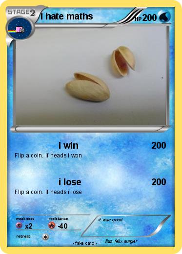 Pokemon i hate maths