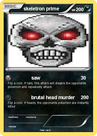 Pokemon skeletron prime