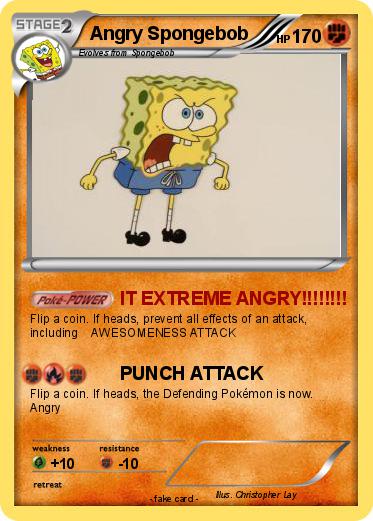 Pokemon Angry Spongebob