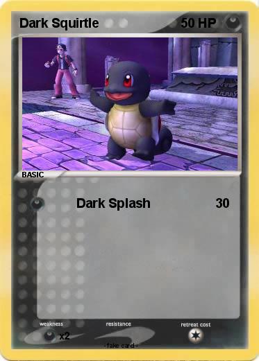 Pokemon Dark Squirtle