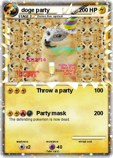 Pokemon doge party