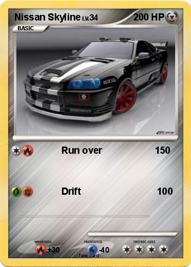 Pokemon Nissan Skyline
