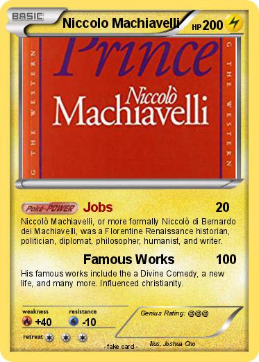 Pokemon Niccolo Machiavelli