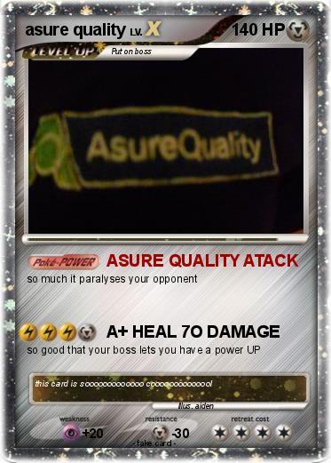Pokemon asure quality