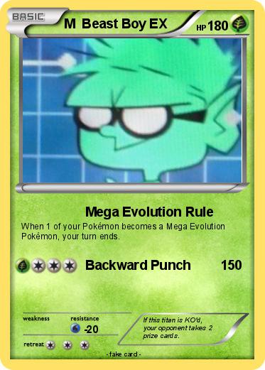 Pokemon M  Beast Boy EX