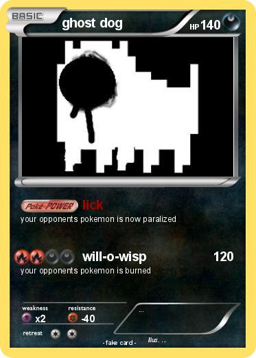Pokemon ghost dog