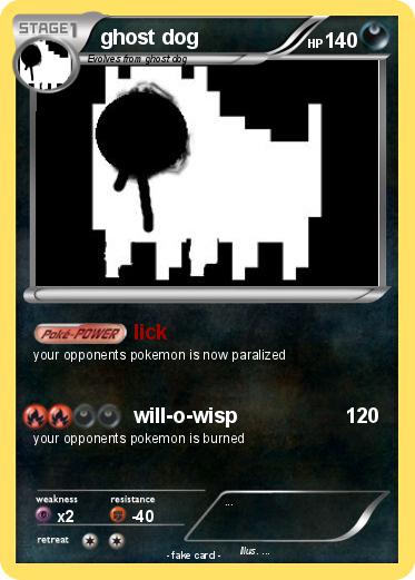 Pokemon ghost dog