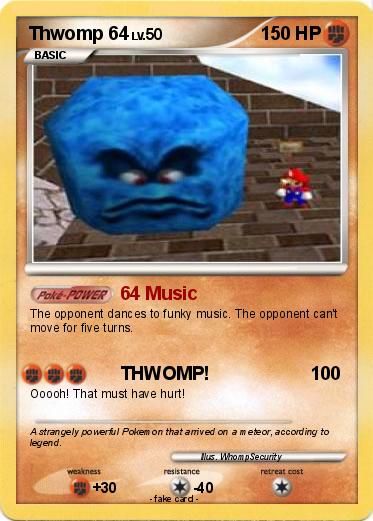 Pokemon Thwomp 64
