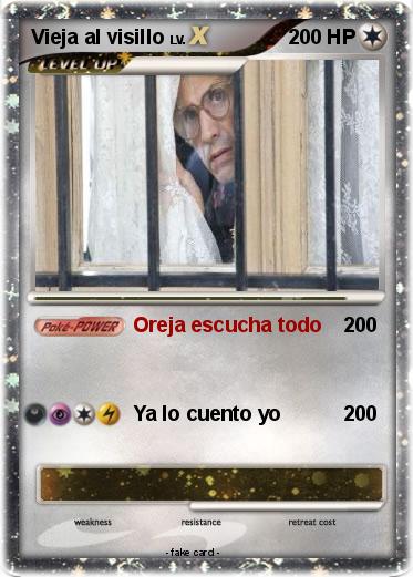 Pokemon Vieja al visillo