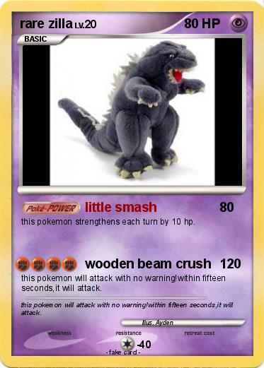 Pokemon rare zilla