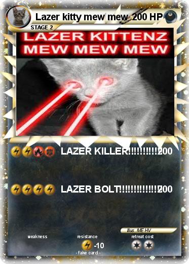 Pokemon Lazer kitty mew mew