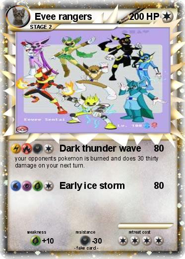 Pokemon Evee rangers