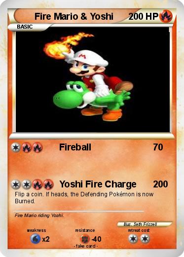 Pokemon Fire Mario & Yoshi