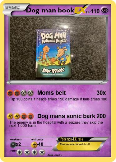 Pokemon Dog man book