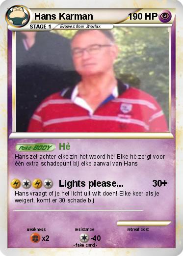 Pokemon Hans Karman