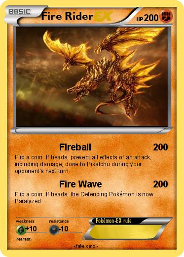 Pokemon Fire Rider