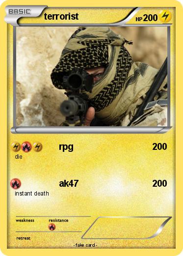 Pokemon terrorist