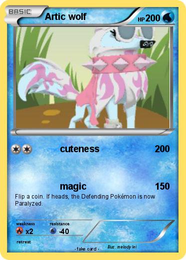 Pokemon Artic wolf