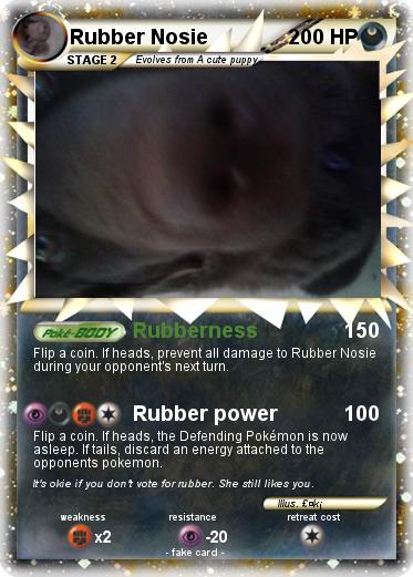 Pokemon Rubber Nosie