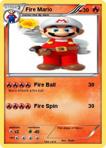 Pokemon Fire Mario