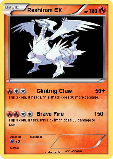 Pokemon Reshiram EX