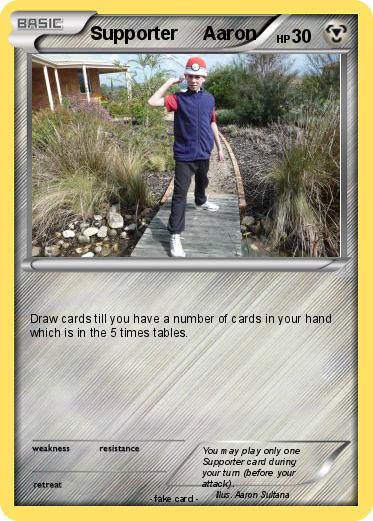 Pokemon Supporter     Aaron