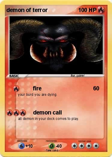 Pokemon demon of terror