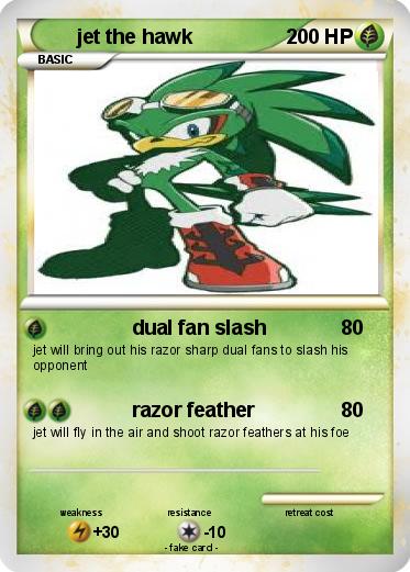 Pokemon jet the hawk