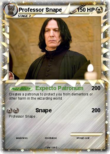 Pokemon Professor Snape
