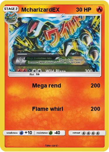 Pokemon McharizardEX