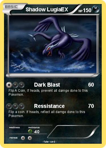 Pokemon Shadow LugiaEX