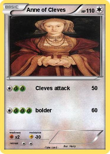 Pokemon Anne of Cleves