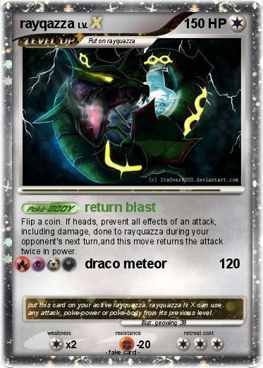 Pokemon rayqazza