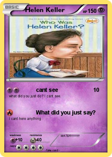 Pokemon Helen Keller