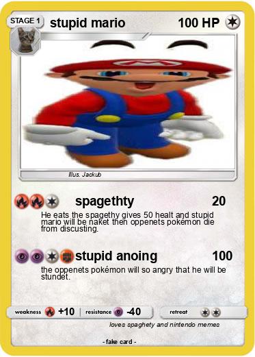 Pokemon stupid mario