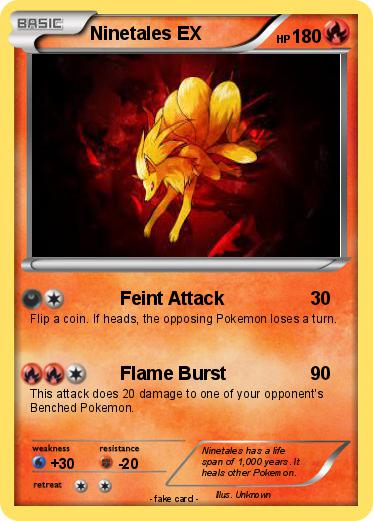Pokemon Ninetales EX