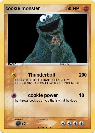 Pokemon cookie monster