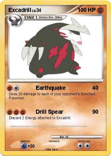 Pokemon Excadrill