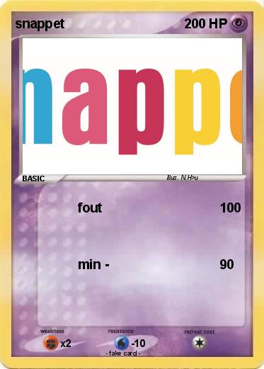 Pokemon snappet