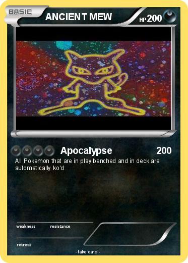 Pokemon ANCIENT MEW