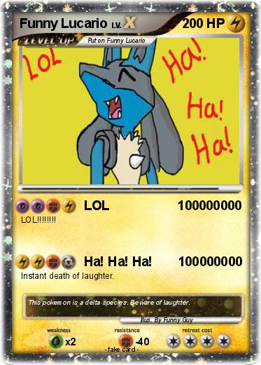 Pokemon Funny Lucario
