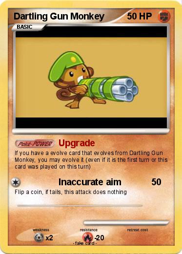Pokemon Dartling Gun Monkey