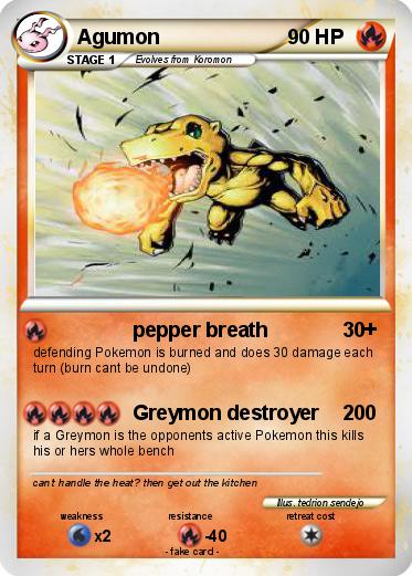 Pokemon Agumon
