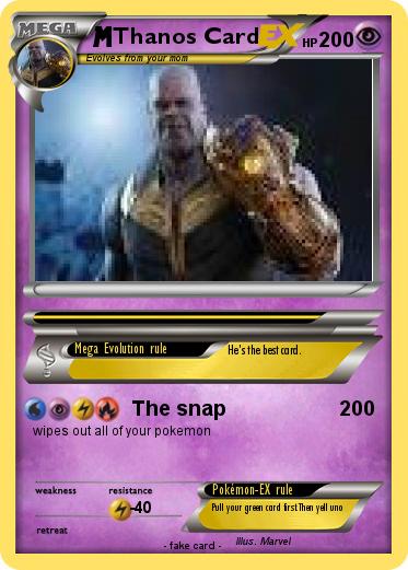 Pokemon Thanos Card